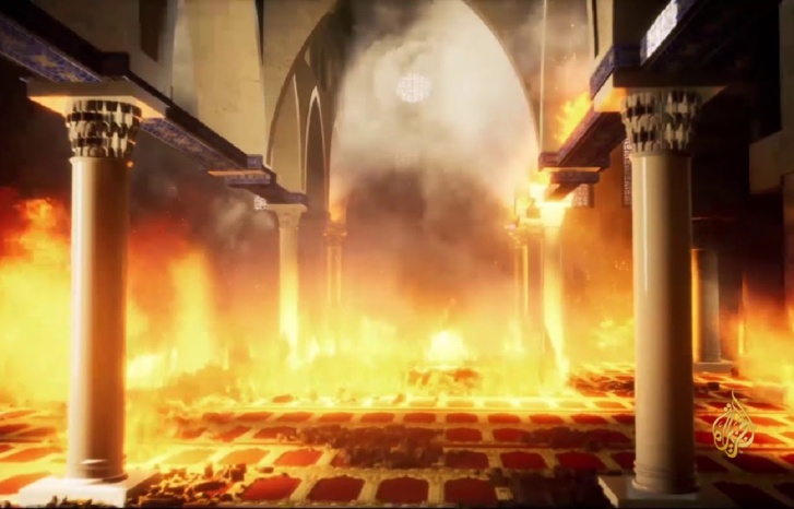 مجهولون يقومون بحرق مسجد في فرنسا