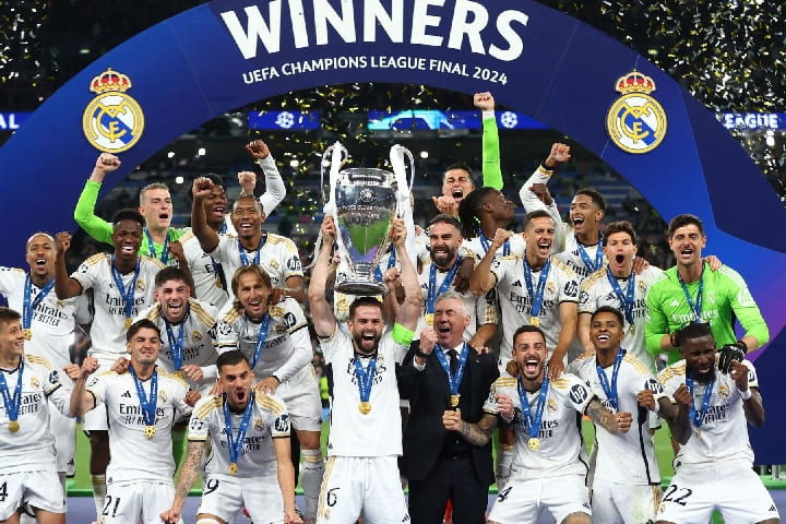 ريال مدريد يحقق لقبه الخامس عشر في دوري أبطال أوروبا