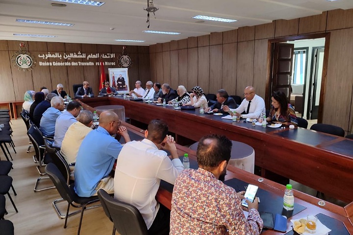 تفاصيل الاجتماع العادي للمكتب التنفيذي للاتحاد العام للشغالين بالمغرب