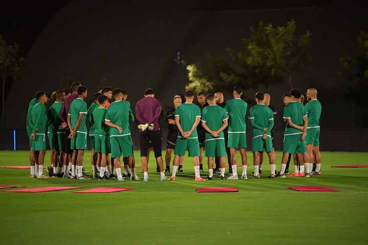 المنتخب الوطني يخوض أول حصة تدريبية استعدادا لملاقاة إفريقيا الوسطى