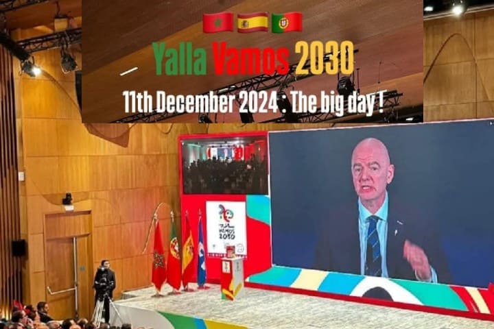 رسميا: المغرب ينال شرف تنظيم كأس العالم 2030 في ملف مشترك مع إسبانيا والبرتغال