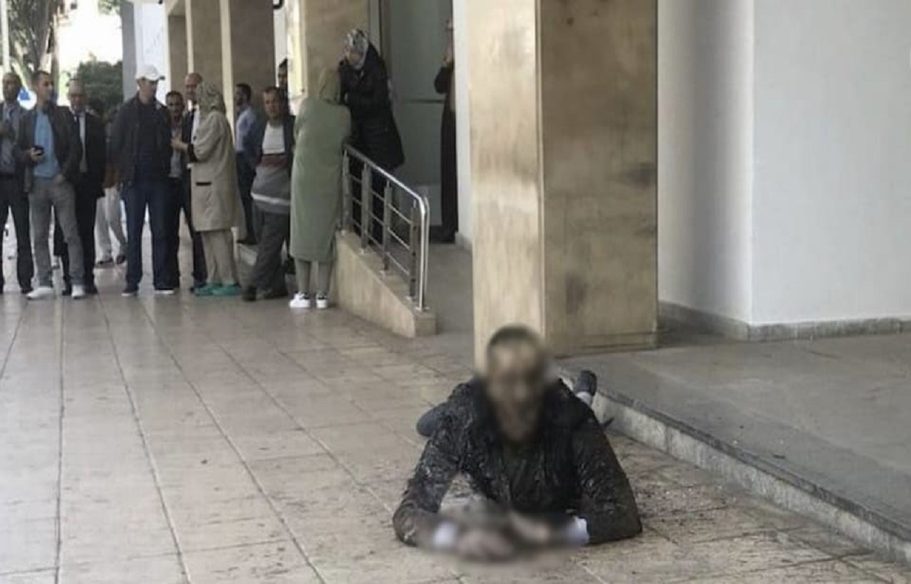 وزارة الثقافة تخرج عن صمتها بشأن إضرام شخص النار في جسده أمام مقرها