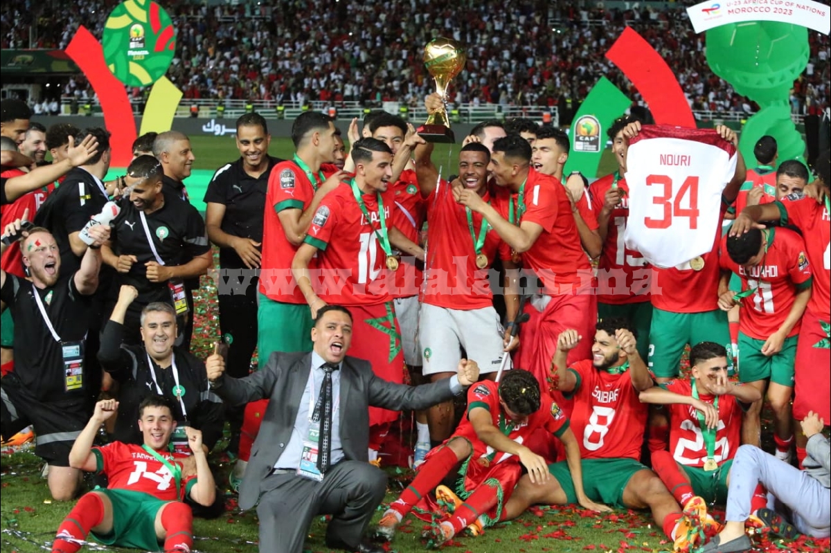 للتاريخ.. المغرب بطلا لإفريقيا لأقل من 23 سنة