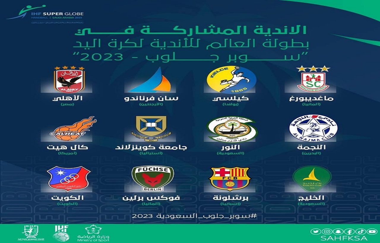 بطولة العالم للأندية لكرة اليد: السعودية تستضيف "سوبر جلوب" للمرة الرابعة توالياً
