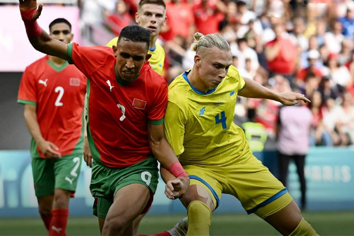 خسارة مؤثرة للأولمبي المغربي أمام أوكرانيا