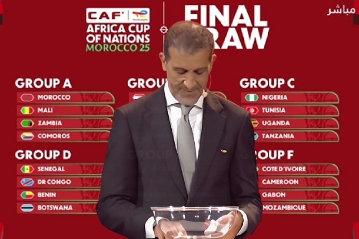 المغرب يصطدم بمالي وزامبيا وجزر القمر في أمم إفريقيا 2025