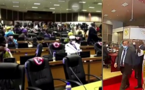 بالفيديو: أعضاء البرلمان الإفريقي يطردون الجزائري جمال بوراس من القاعة