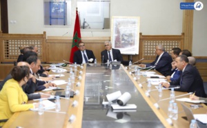 نزار بركة وزير التجهيز والماء يعقد جلسة عمل مع ممثلي مجلس جهة بني ملال-خنيفرة