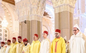 أمير المؤمنين يترأس حفلا دينيا إحياء لليلة القدر المباركة بمسجد الحسن الثاني بالدار البيضاء