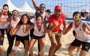 سيدات الكرة الطائرة الشاطئية يمنحن المغرب ذهبية الألعاب الإفريقية