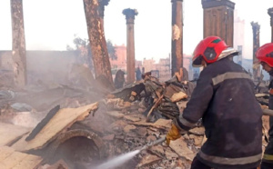 حريق يأتي على متحف بهوليود المغرب خلال تصوير فيلم أجنبي في ظروف غامضة