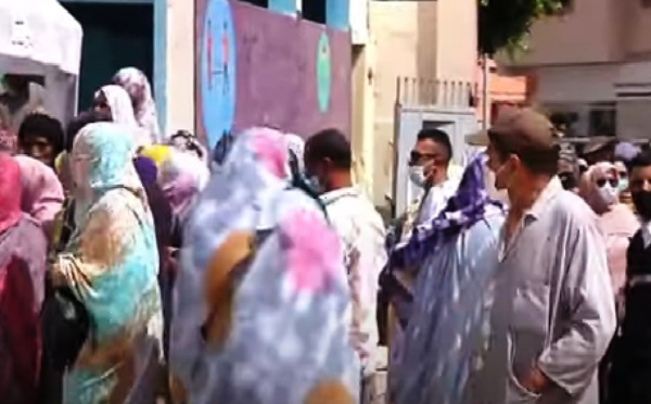 انتخابات المغرب 2021.. إقبال كثيف على التصويت من جميع الفئات العمرية في مدينة العيون