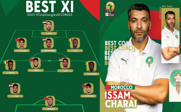 عصام الشرعي أفضل مدرب وأربعة لاعبين مغاربة ضمن التشكيلة المثالية في دور المجموعات لكأس أمم إفريقيا لأقل من 23 سنة