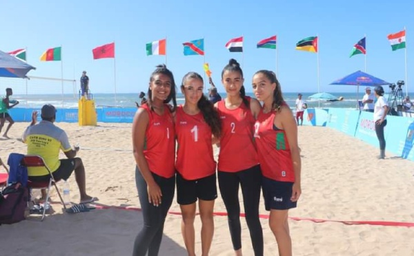 المغرب يتوج بطلا لإفريقيا في كرة الطائرة الشاطئية سيدات U21