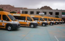 توزيع حافلات للنقل المدرسي بجهة بني ملال خنيفرة 