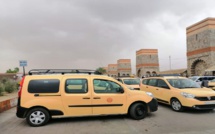 مهنيو سيارات الأجرة نظمون مسيرة احتجاجية وسلطات مراكش تمنعهم