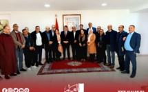 بنسعيد يستقبل أعضاء المكتب التنفيذي للنقابة الوطنية للصحافة المغربية
